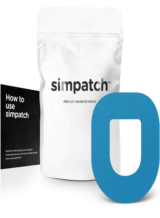 SIMPATCH Adhesive Patch for OmniPod - Pack of 25 - Multiple Colors Available (Blue) - Image 1